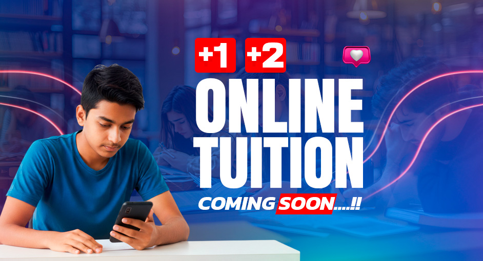 +1 +2 Online Tuition banner